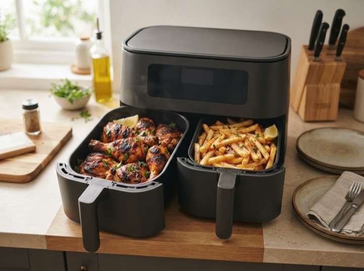 Serving idea: Ninja Foodi 8 Qt DualZone Air Fryer
