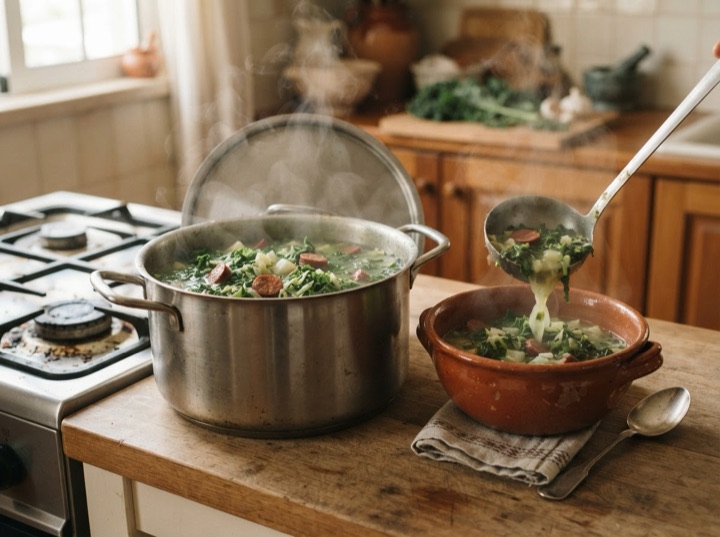 Serving idea: Farberware 6-quart stainless stockpot