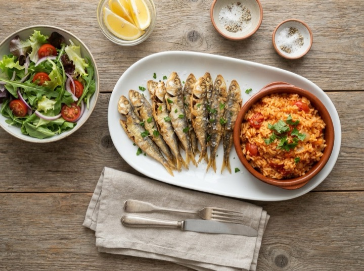Carapaus Fritos in the Air Fryer - Crispy Horse Mackerel