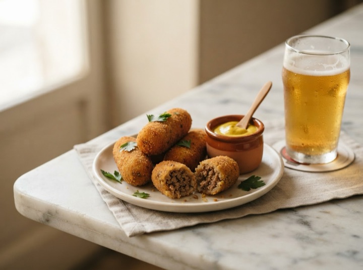 Croquetes de Carne in the Air Fryer - Meat Croquettes