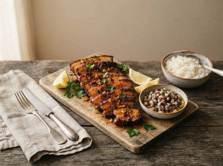 Entremeada in the Air Fryer - Garlic Pork Belly