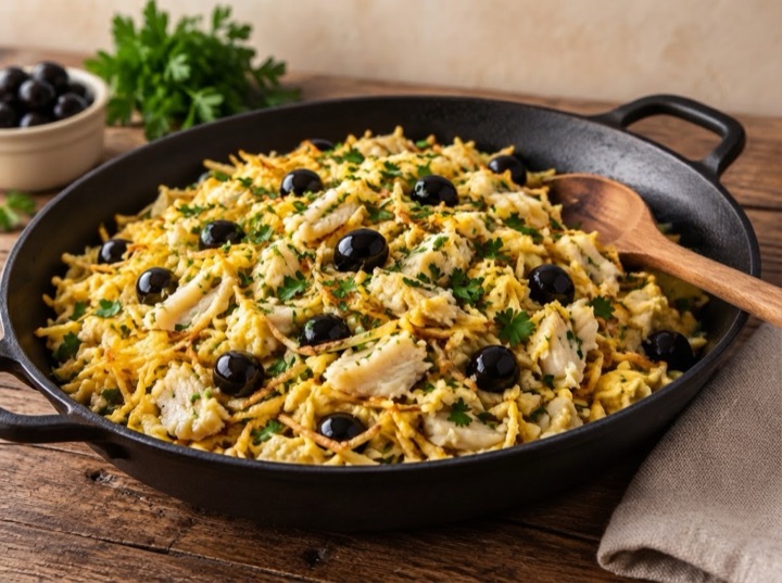 Bacalhau à Brás - Salt Cod with Eggs and Potatoes