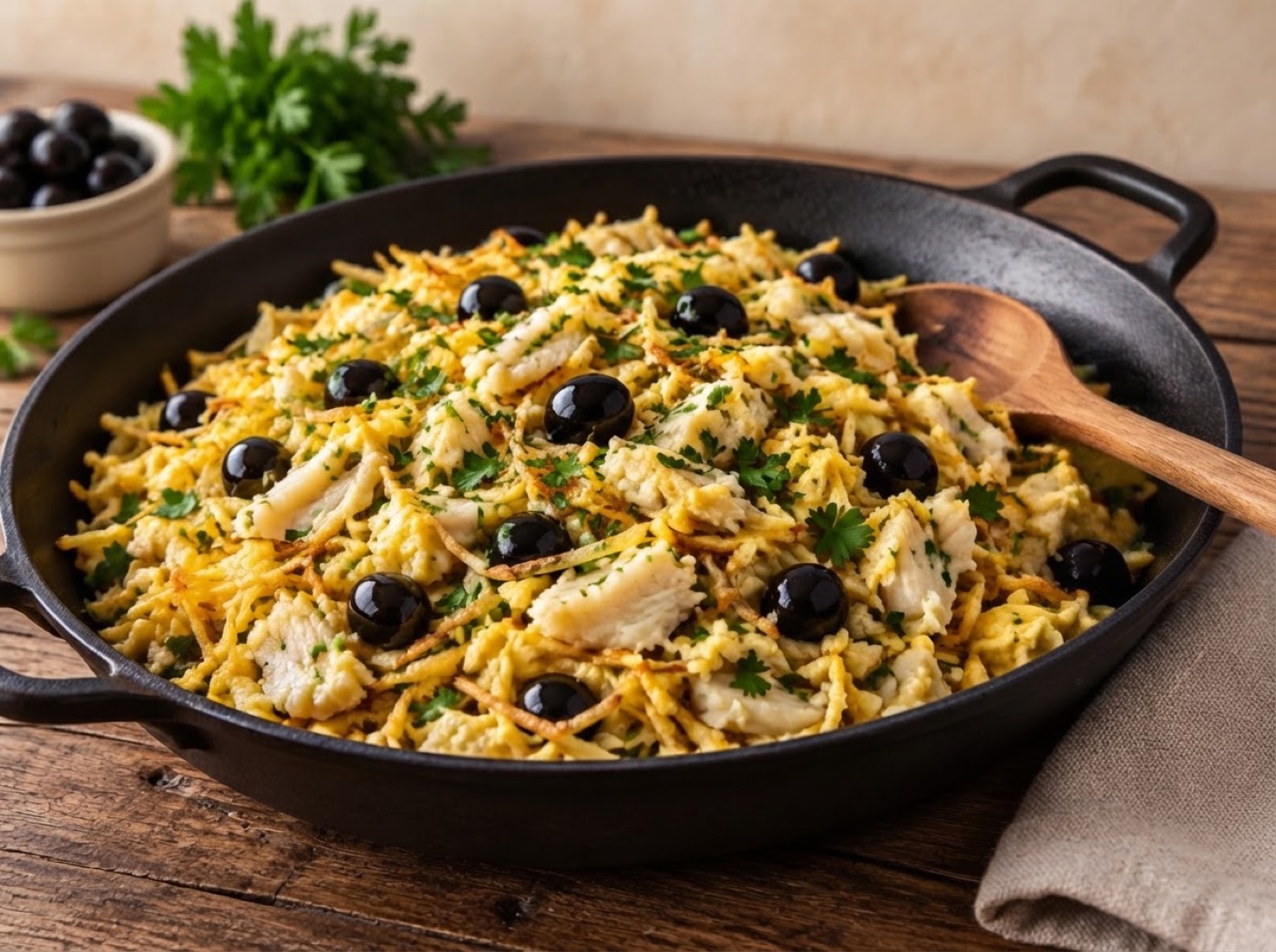 Bacalhau à Brás - Salt Cod with Eggs and Potatoes