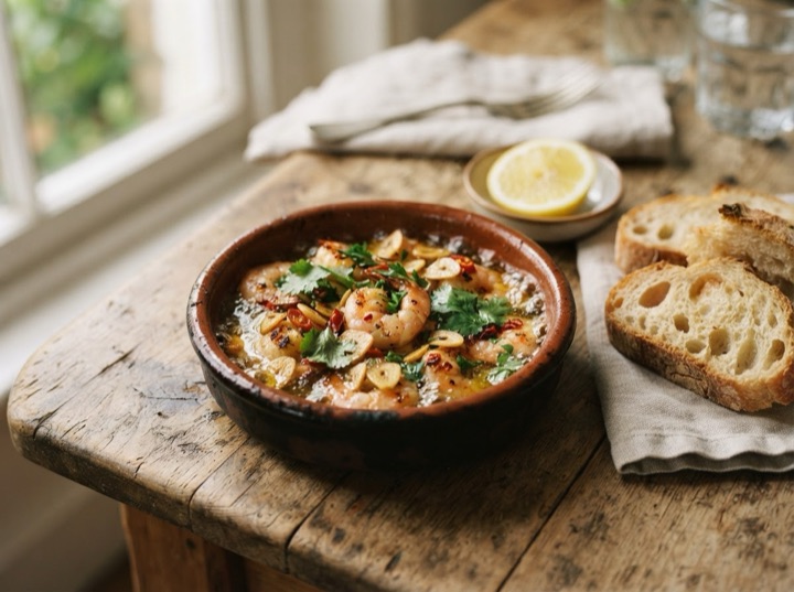 Camarão ao Alho - Portuguese Garlic Prawns