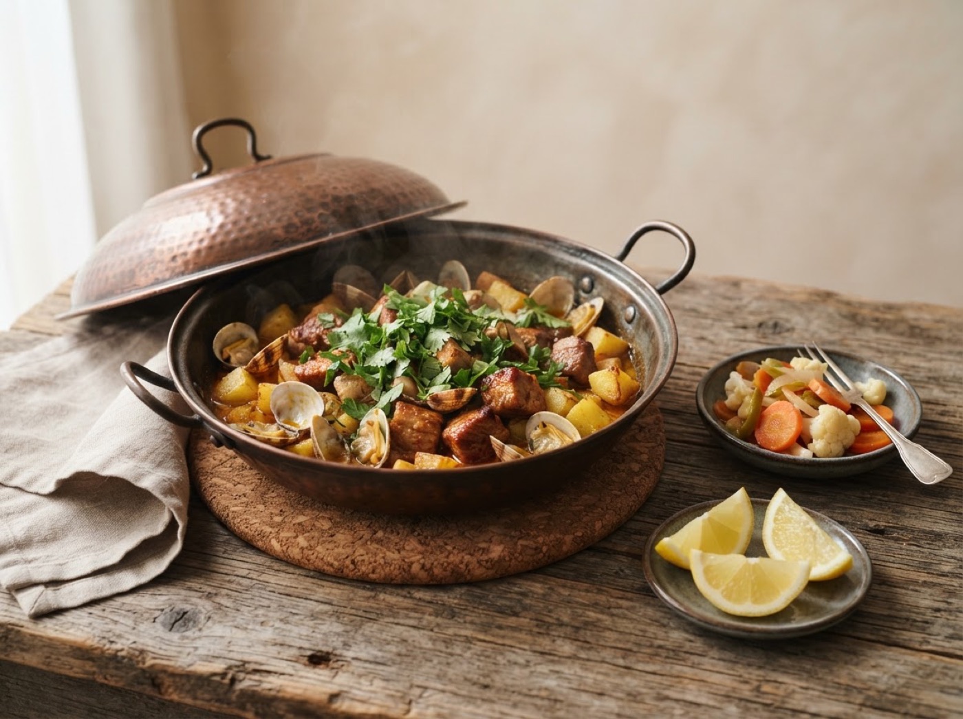 Carne de Porco à Alentejana - Pork and Clams