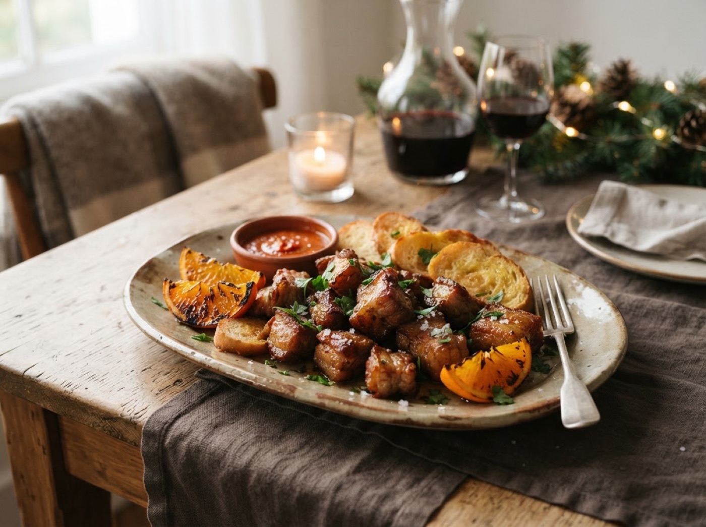 Carne de Vinha d'Alhos - Madeira Wine and Garlic Pork
