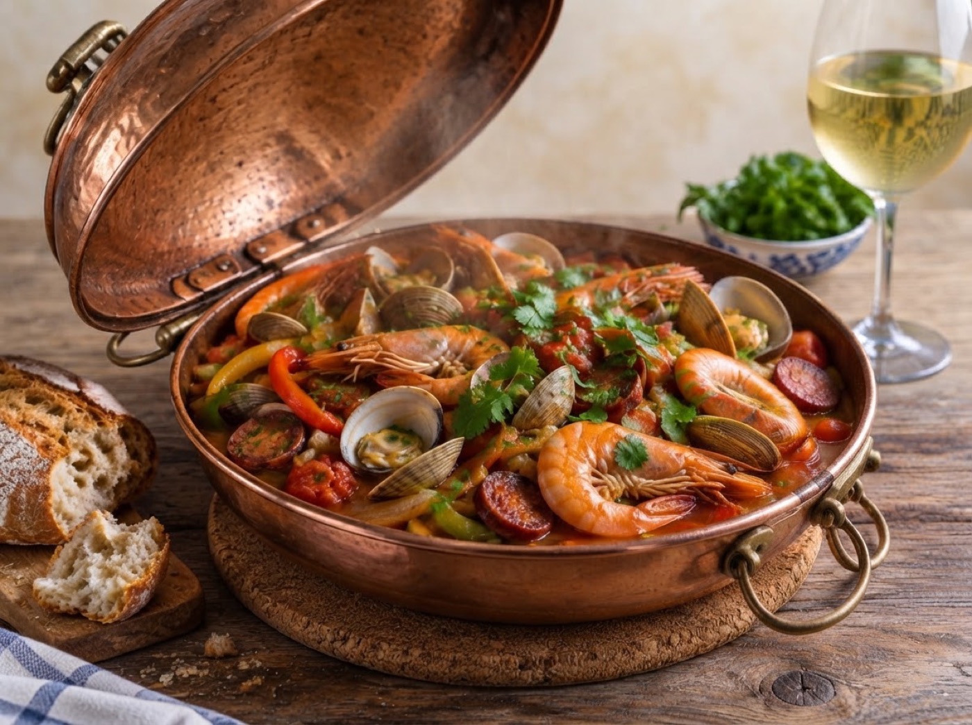 Cataplana de Marisco - Algarve Seafood Stew