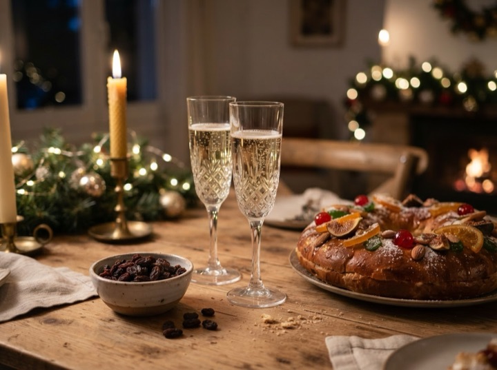 Portuguese New Year Traditions - Raisins, Bubbles and Bolo-Rei
