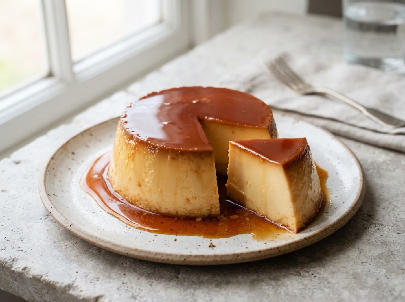Pudim Flan - Portuguese Caramel Custard