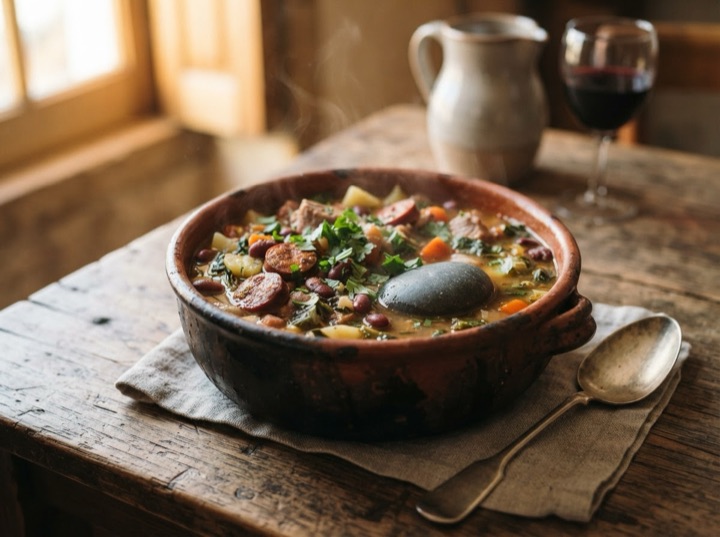 Sopa da Pedra - Portuguese Stone Soup from Almeirim