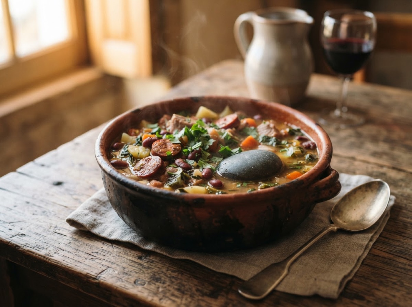 Sopa da Pedra - Portuguese Stone Soup from Almeirim